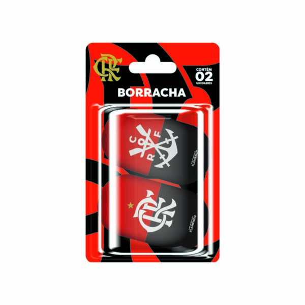 BORRACHA DISPLAY c/24 un Oficial Flamengo - FL0202