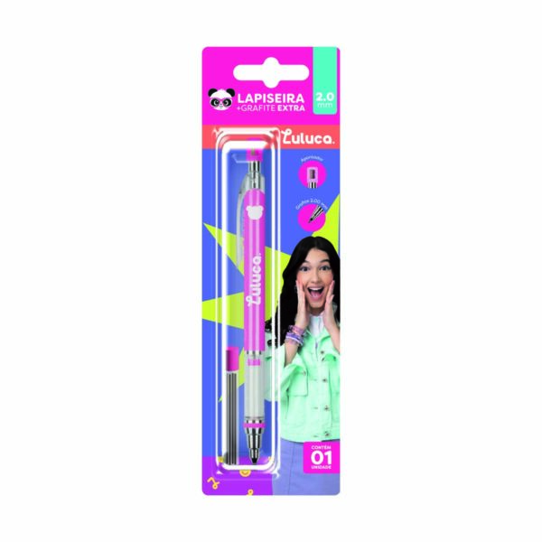 Lapiseira 2.0 c/ Grafite Extra  Blister c/01 und Oficial Luluca - LU1302
