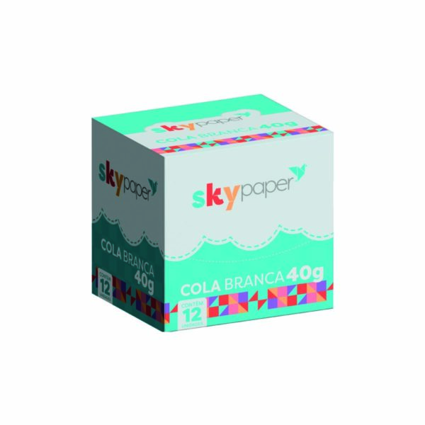 Cola Branca 40g Display c/12 und Oficial SkyPaper - SK0501