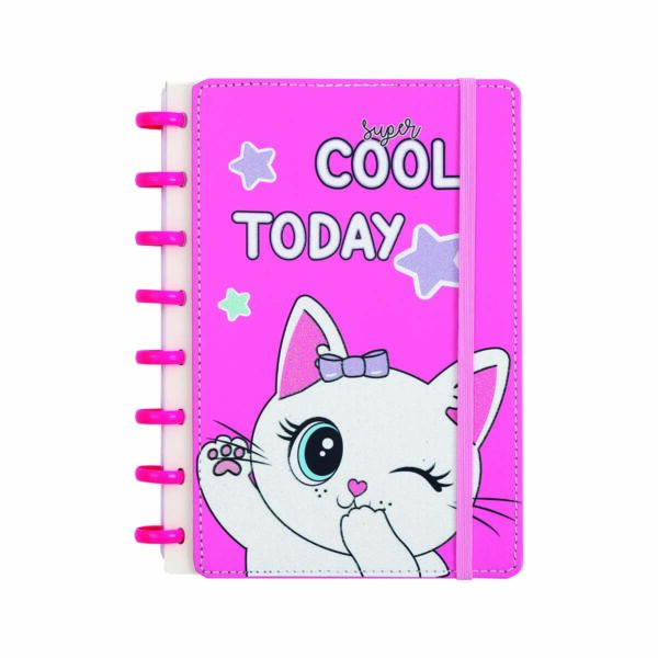 Caderno Anotação Disco  A5 c/ Elástico 80 fls Display c/ 12 und Oficial SkyPaper - SK2062
